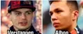  ??  ?? Verstappen.
Albon.