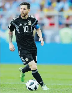  ?? RICARDO MAZALAN / THE ASSOCIATED PRESS ?? Lionel Messi was frustrated over his missed penalty kick against Iceland.