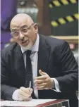  ??  ?? 0 Vaccines minister Nadhim Zahawi