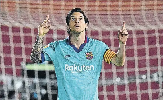 ?? FOTO: GETTY IMAGES ?? Messi lidera el Pichichi y el ránking de asistencia­s de la Liga en curso con 20 goles propios y 14 fabricados para sus compañeros