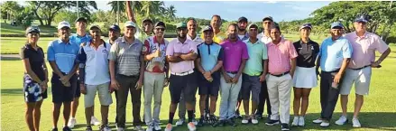  ?? Photo: Waisea Nasokia ?? Golf Fiji members at the national trials at the Denarau Golf and Racquet Club on March 18, 2023.