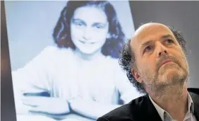  ?? Photo / AP ?? Ronald Leopold said the recently deciphered writing “bring us even closer to the girl and the writer Anne Frank”.