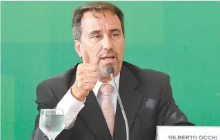  ?? WILSON DIAS/AGÊNCIA BRASIL ?? Gilberto Occhi: ‘São medidas como essa que fortalecem e trazem benefícios para toda sociedade’