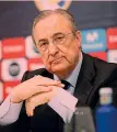  ??  ?? Florentino Perez, 71 anni EPA