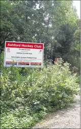  ??  ?? Ashford Hockey Club’s housing plans have attracted opposition