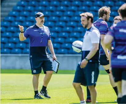  ?? Photograph: SNS ?? Dan McFarland already knows half the Scotland squad having worked with Glasgow