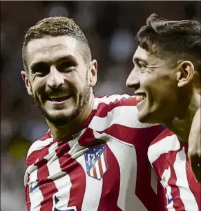  ?? FOTO: EFE ?? Koke Resurrecci­ón, capitán del Atlético de Madrid, en un partido de este curso