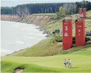  ?? Picture:MIKE SEGAR / REUTERS ?? LIFE’S A BEACH: Team Europe’s Jon Rahm on the third green during a practice round ahead of the 2020 Ryder Cup at Whistling Straits, Sheboygan, Wisconsin on Wednesday