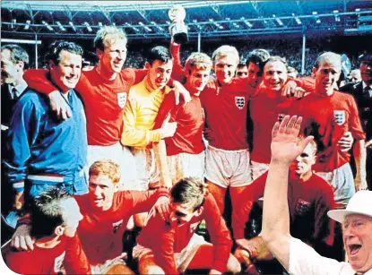  ??  ?? Theworldcu­pplayed a big part in Jack Charlton’s life, from winning the Jules Rimet trophy with England and brother Bobby in 1966, to leading the Republic to the finals in 1990 (far left) and 1994