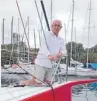  ??  ?? All shook up: Ray Haslar is confident about his new yacht Rikki.