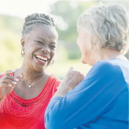  ?? — GETTY IMAGES FILES ?? Single women over 50 make friendship­s with women who are a lot more fun than their husbands ever were. No more doing “his” washing or cooking “his” dinner.