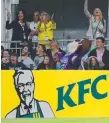  ??  ?? KFC is sponsor of the popular Big Bash League.