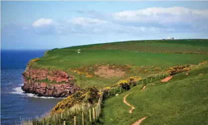  ?? Photograph: Simon Evans/Alamy Stock Photo ?? West Cumbria Mining plans to extract coking coal off the coast of St Bees.