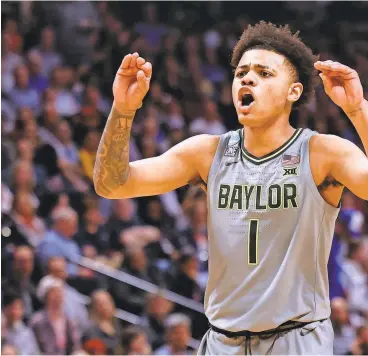  ?? ?? Shooting guard Keyonte George was named the Big 12 Freshman of the Year in 2022-23.