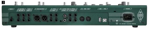  ??  ?? 2
2. Kemper’s new unit has two fully programmab­le mono-out/stereo-in effects loops