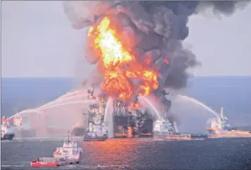  ?? FILE PHOTO: EPA ?? BP has reached a settlement with the US government, five states and hundreds of local government entities for fines and damages from its Gulf of Mexico oil spill in April 2010, the worst oil spill in US history.