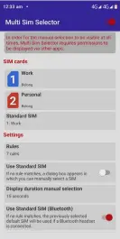  ??  ?? RIGHT: Setting up Multi SIM Selector. FAR RIGHT: True Phone Dialer lets you customise every contact.