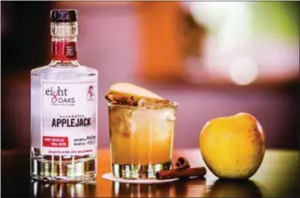  ?? PHOTO COURTESY OF EIGHT OAKS CRAFT DISTILLERS ?? Try Authentic Applejack and other spirits from Eight Oaks Craft Distillers.