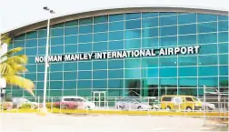  ??  ?? The Norman Manley Internatio­nal Airport in Kingston.