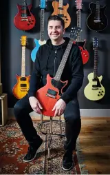  ??  ?? Doug Sparkes is the owner of Auden Guitars, who acquired the Gordon Smith brand in 2015. His own connection to the GS1 was forged via 70s punk-rock