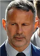  ?? ?? Trial: Giggs allegedly ‘hit’ lover