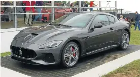  ??  ?? The styling changes to the Maserati Gran Turismo are minimal for the 2018 model year.