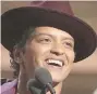  ??  ?? Bruno Mars