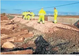  ?? ADIF ?? Obras en la Algeciras-Bobadilla entre las estaciones de Almargen y Campillos.