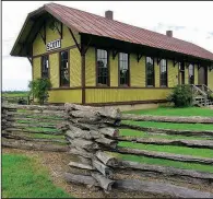  ?? Special to the Democrat-Gazette/MARCIA SCHNEDLER ?? The restored depot at Scott Settlement Plantation will be a center of activity Oct. 7 during the High Cotton on the Bayou festival.