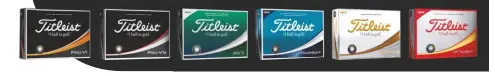  ??  ?? The winner receives a year’s supply (six dozen) of the best Titleist golf ball for his or her game