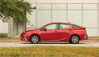  ?? Photos courtesy of Toyota ?? The 2021 Toyota Prius is shown