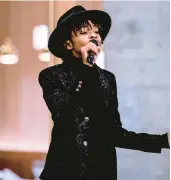  ?? ?? Corey J, 12, a former Little Michael in the Broadway musical “MJ,” performs Nov. 30 at Inspir Carnegie Hill.