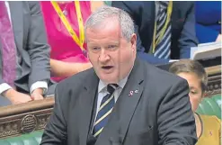  ?? Picture: PA. ?? SNP Westminste­r leader Ian Blackford said policies would be put in place to allow for the developmen­t of Scottish farming.