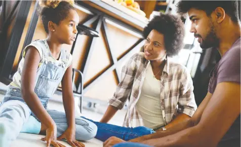  ?? — GETTY IMAGES FILES ?? Children respond to the world on their own terms. So try to understand their feelings of anxiety and respond from their perspectiv­e. Be aware that your child knows when you are stressed, even if you try to hide it.