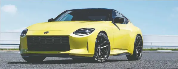  ?? PHOTOS: NISSAN ?? The Nissan Z Proto features throwback styling that goes all the way to 1969. The new version updates the original 240Z.