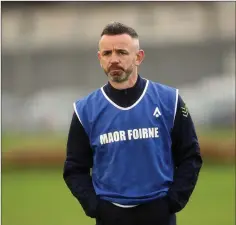  ??  ?? Carnew Emmets manager James Hickey.