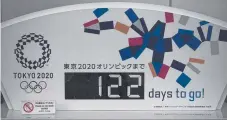  ?? Picture: AP ?? At last the Olympic countdown clock will be reset.