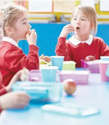  ??  ?? Forcer les enfants à finir leur assiette pourrait avoir un lien avec l’obésité précoce.