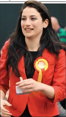  ??  ?? Luciana Berger: The Labour MP began to fear for her safety