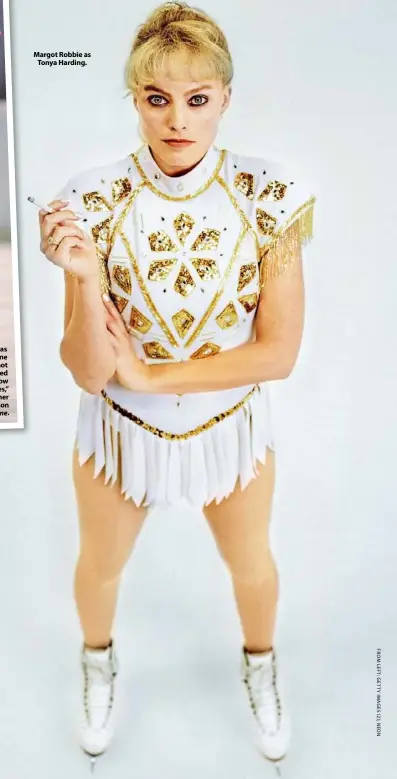  ??  ?? Margot Robbie as Tonya Harding.