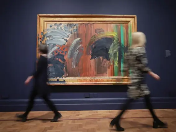  ?? (PA) ?? Portrait of the Artist Listening to Music, 2011-2016 at the exhibition, Howard Hodgkin: Absent Friends at the National Portrait Gallery in central London