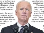  ??  ?? US President Joe Biden