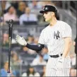  ?? Elsa / Getty Images ?? Slumping Yankee first baseman Greg Bird has seen his batting average drop to .211.