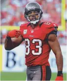  ?? Getty Images ?? Wide receiver Vincent Jackson with the Tampa Bay Bucs. Al Messerschm­idt,