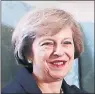  ??  ?? FIRM: Theresa May is against a parliament­ary vote on Brexit.