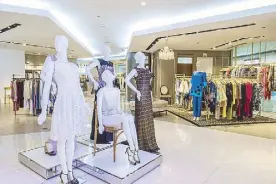  ??  ?? Expect a bolder selection at Rustan’s Silver Vault and Women’s section, both on the ground floor. Rustan’s womenswear label Jill’s creative director Jojie Lloren says, “The Jill woman is no longer a housewife. She is well-traveled, making her eclectic...