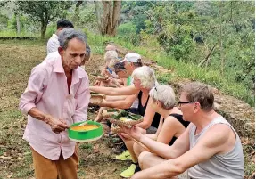  ?? ?? Local touch: There is a market for environmen­tal-friendly and tradition-rich tourist attraction­s