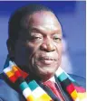  ??  ?? President Mnangagwa