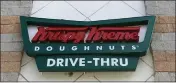  ?? ALAN DIAZ — THE ASSOCIATED PRESS FILE ?? A Krispy Kreme Doughnuts sign is shown on Aug. 11, 2017, in Miami.