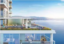  ??  ?? Mission Group's Aqua will offer the Okanagan Lake lifestyle in B.C.